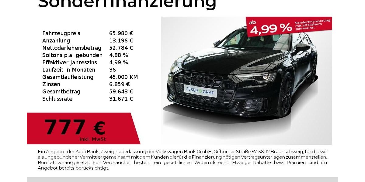 Audi A6 6.233 km 63.980 &euro; Fürth 90763