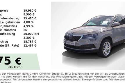 Skoda Karoq 86.742 km 19.980 € Lauf an der Pegnitz 91207