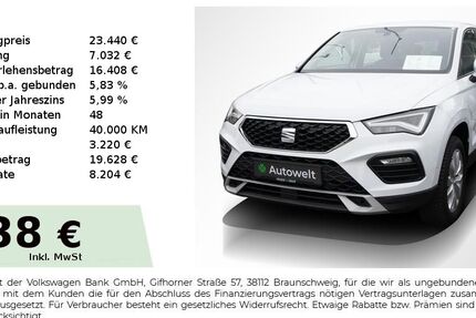 Seat Ateca 26.750 km 22.890 &euro; Nürnberg 90431