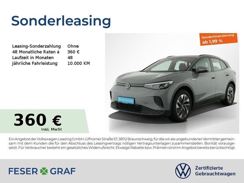 VW ID.4 61.154 km 26.450 € Nürnberg 90411