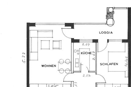 Wohnung Nürnberg Katzwang - 2 Zimmer, 60 m&sup2;, 197.000&euro; | Angebot:26749802