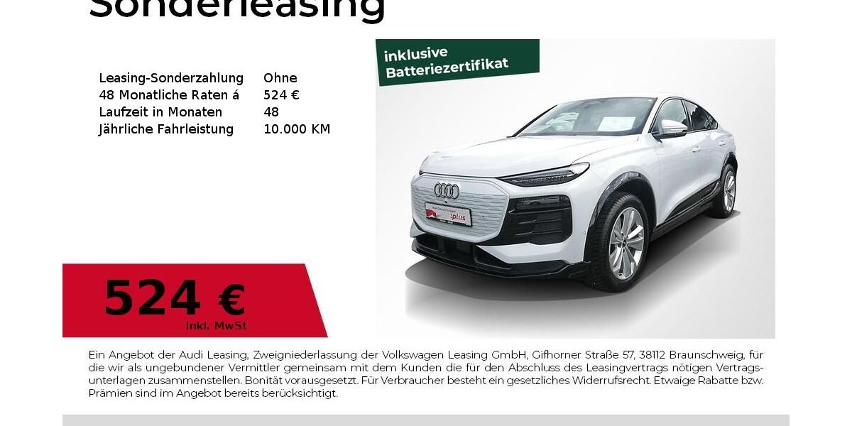 Audi Q6 e-tron 16.050 km 52.440 &euro; Erlangen 91058