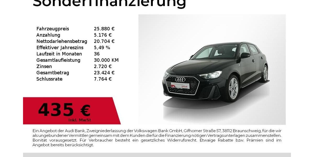 Audi A1 29.300 km 25.880 &euro; Nürnberg 90441
