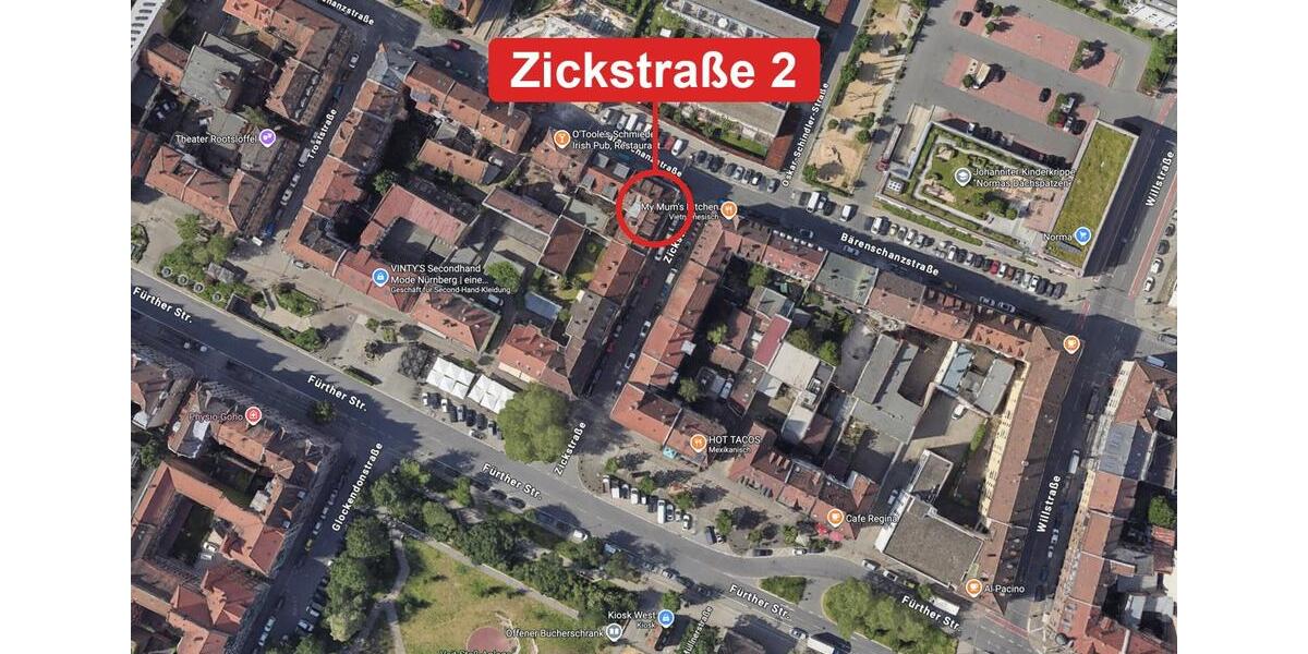 Etagenwohnung Nürnberg Eberhardshof - 2 Zimmer, 55 m&sup2;, 189.000&euro; | Angebot:27596080