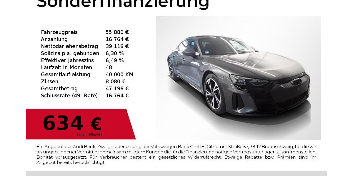 Audi e-tron GT 31.600 km 53.830 &euro; Nürnberg 90411