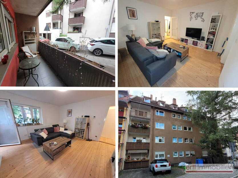** WOHNEN in der Altstadt- St. SEBALD ** 2-Zi-Whg mit BALKON und STELLPLATZ in gefragter CITY-LAGE