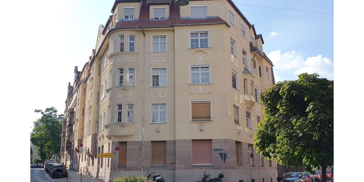 Etagenwohnung Fürth Altstadt - 2 Zimmer, 51 m&sup2;, 540&euro; | Angebot:26400381