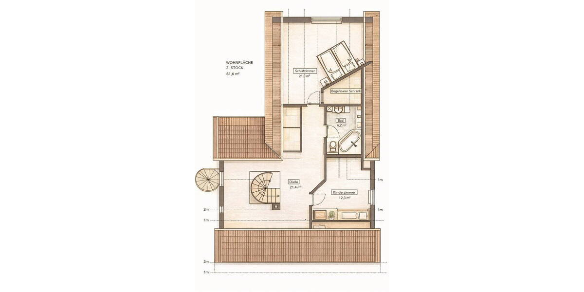 Etagenwohnung Henfenfeld - 4 Zimmer, 171 m&sup2;, 419.000&euro; | Angebot:25850208