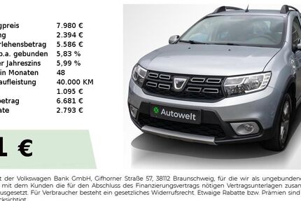 Dacia Sandero 121.000 km 7.740 &euro; Nürnberg 90431