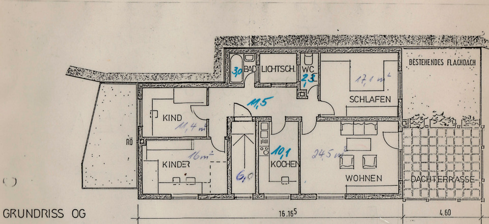 Etagenwohnung Nürnberg Almoshof - 4 Zimmer, 110 m&sup2;, 1.200&euro; | Angebot:24818035
