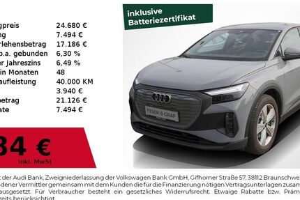Audi Q4 e-tron 38.700 km 24.680 &euro; Nürnberg 90411