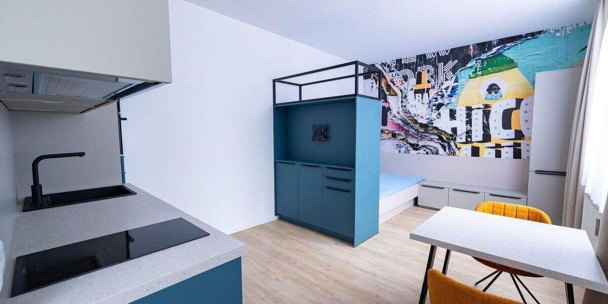 Etagenwohnung Nürnberg Tafelhof - 2 Zimmer, 44 m&sup2;, 976&euro; | Angebot:26503024
