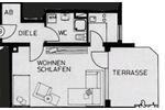 Erdgeschoßwohnung Erlangen Am Anger - 1 Zimmer, 42 m&sup2;, 720&euro; | Angebot:24716726