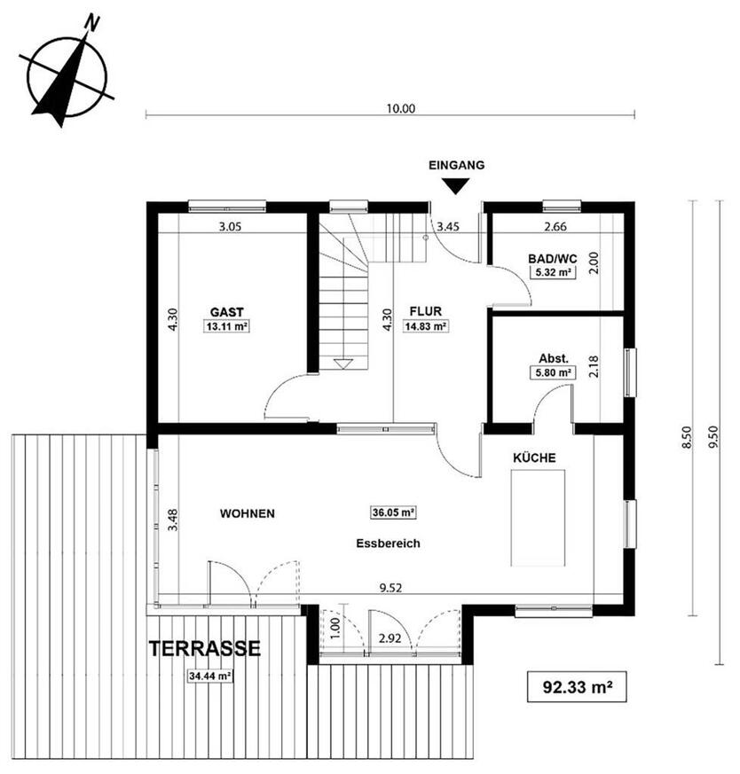 Die erste Frühlingssonne im eigenen Garten genießen. 5 zimmer