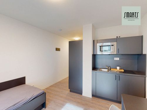 Etagenwohnung Nürnberg Gleißhammer - 1 Zimmer, 25 m&sup2;, 565&euro; | Angebot:25417567