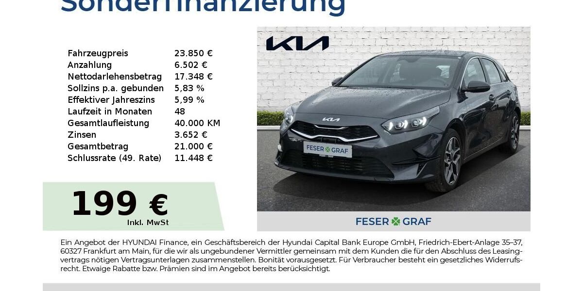 Kia ceed / Ceed 5.341 km 23.850 &euro; Roth 91154