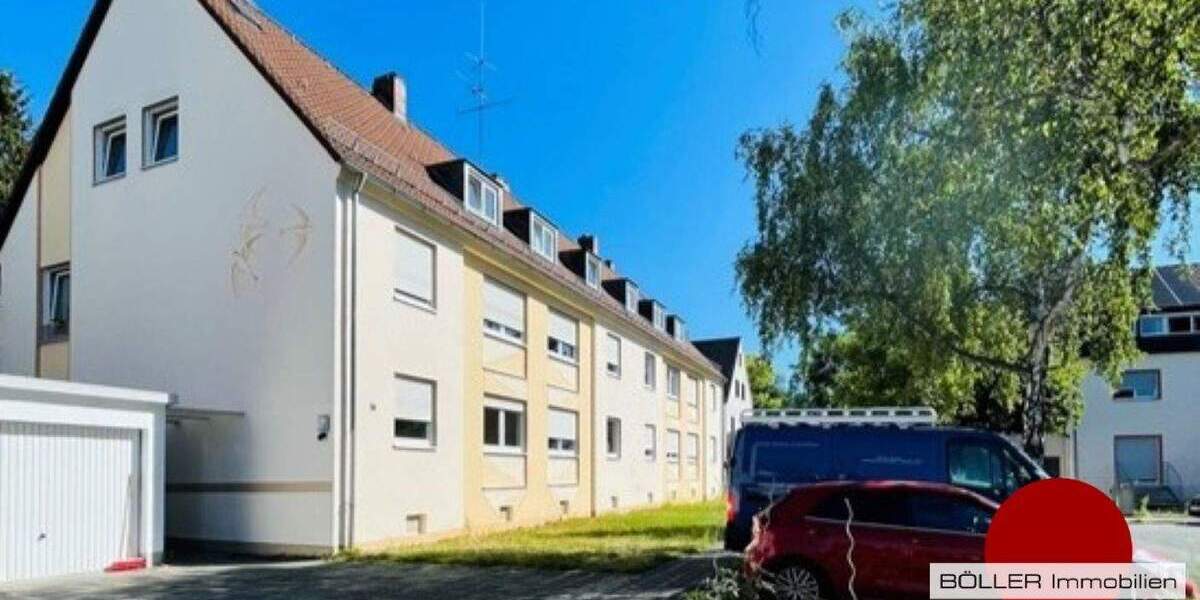 Etagenwohnung Nürnberg Zerzabelshof - 2 Zimmer, 45 m&sup2;, 590&euro; | Angebot:25267544