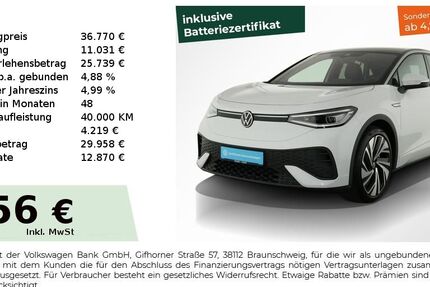 VW ID.5 12.550 km 36.770 &euro; Nürnberg 90441