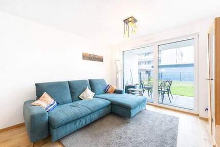 Barrierefreie 2-Zimmer-Wohnung mit Terrasse, Garten & TG-SP in zentraler Lage von Fürth 2 zimmer