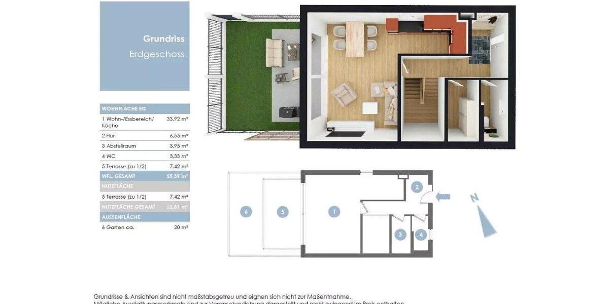 Reihenhaus Erlangen Alterlangen - 5 Zimmer, 140 m&sup2;, 749.000&euro; | Angebot:26062948