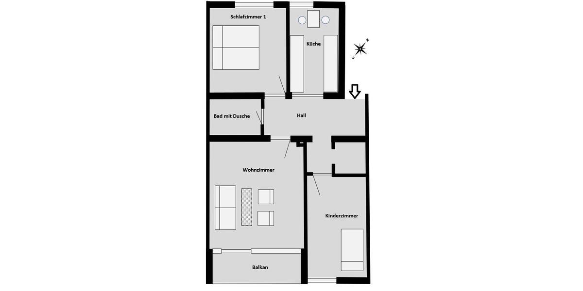 Mehrfamilienhaus, Wohnhaus Nürnberg Erlenstegen - 3 Zimmer, 77 m&sup2;, 270.000&euro; | Angebot:27226591