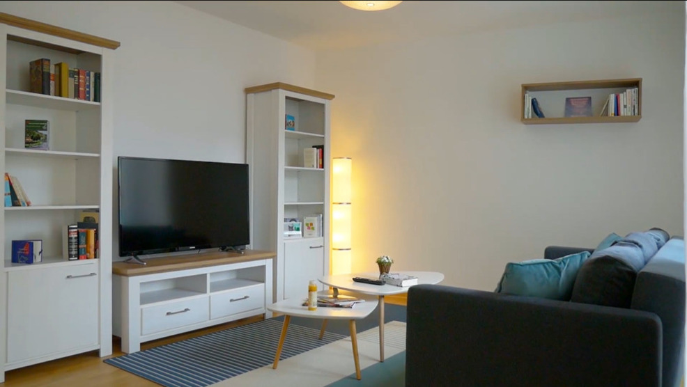 Architektur trifft Effizienz – Stilvolle 3-Zimmer-Wohnung eines innovativen Neubauprojekts (EH 40 QNG+ Vorbereitung)