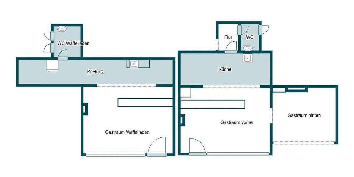 Vermietete Gewerbeeinheit im Stadtteilzentrum Nürnberg-Langwasser zimmer