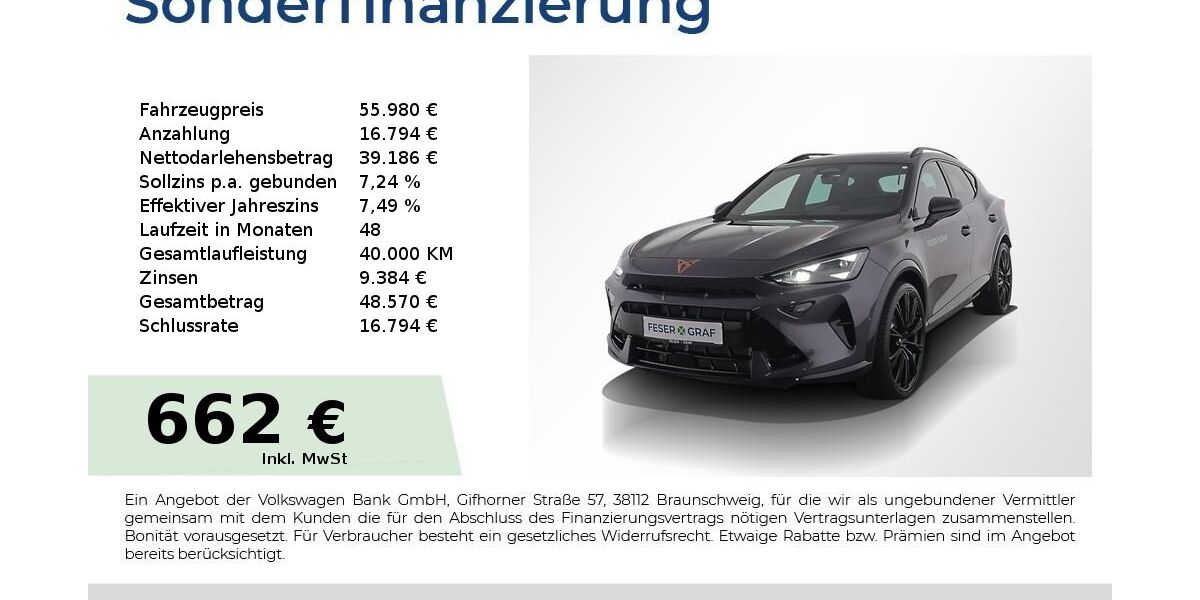 Cupra Formentor 9.990 km 55.980 &euro; Nürnberg 90441