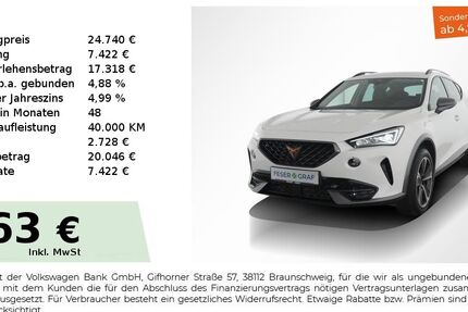 Cupra Formentor 22.350 km 24.740 &euro; Nürnberg 90441