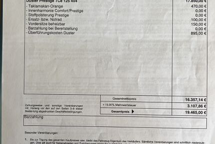 Dacia Duster 84.000 km 13.700 &euro; Hemhofen 91334