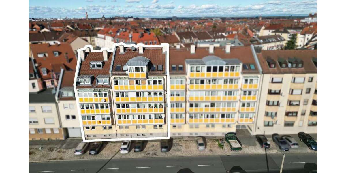 Etagenwohnung Nürnberg Hasenbuck - 2 Zimmer, 72 m&sup2;, 199.000&euro; | Angebot:23739366