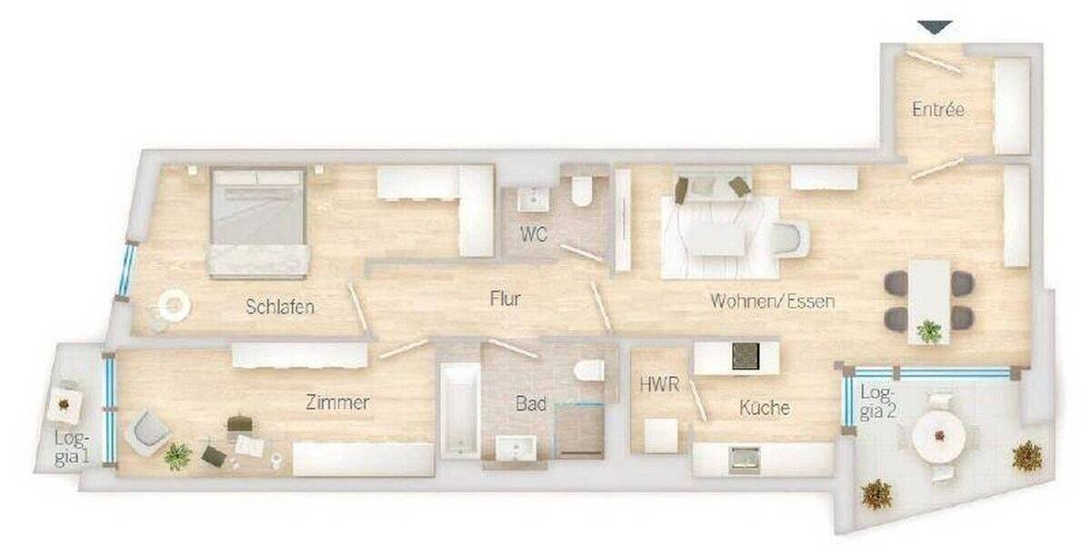 Etagenwohnung Nürnberg Maxfeld - 3 Zimmer, 86 m&sup2;, 615.000&euro; | Angebot:25711105