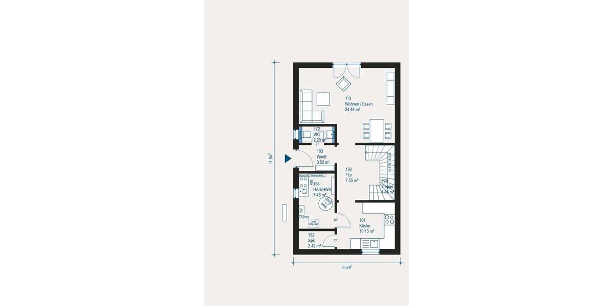 Individuell gestaltbare Doppelhaushälfte in Niederndorf - Flexibles Wohnen mit allkauf Qualität - Doppelhaushälfte Niederndorf Niederndorf | Angebot:27536167