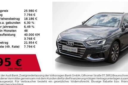 Audi A4 57.500 km 25.980 € Nürnberg 90411