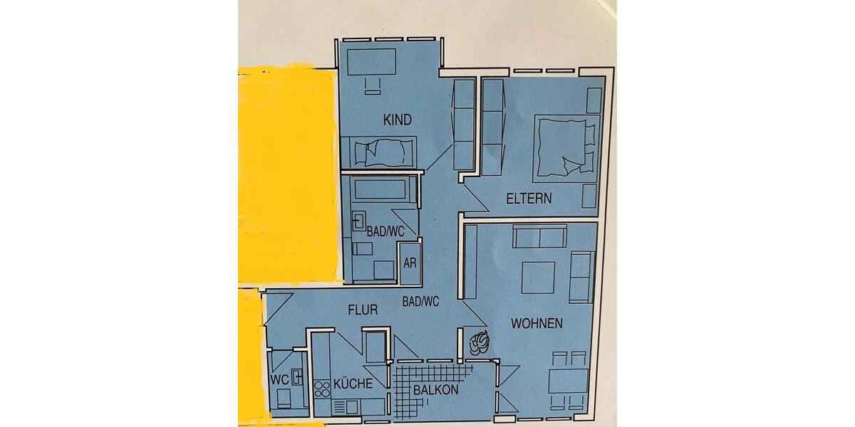 Etagenwohnung Nürnberg Sankt Leonhard - 3 Zimmer, 89 m&sup2;, 417.000&euro; | Angebot:26757419
