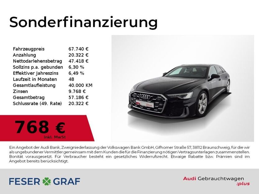 Audi A6 10.500 km 67.740 € Nürnberg 90411