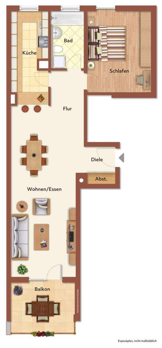2-Zi.-ETW mit Südbalkon in ER-Büchenbach...ruhige Wohnlage 2 zimmer