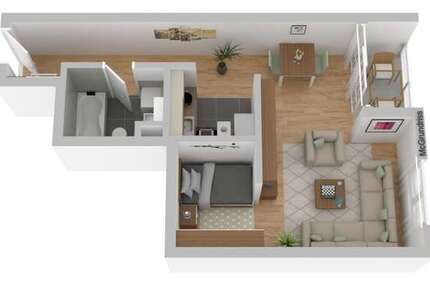 Wohnung zum Kaufen in Nürnberg 169.000 € 44.4 m² 1 zimmer