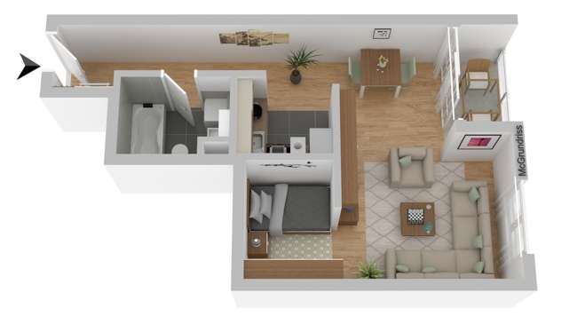 Wohnung zum Kaufen in Nürnberg 169.000 € 44.4 m² 1 zimmer