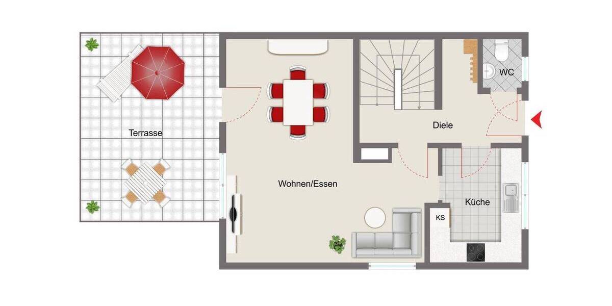 Doppelhaushälfte Heroldsbach - 4 Zimmer, 93 m&sup2;, 447.000&euro; | Angebot:26909635