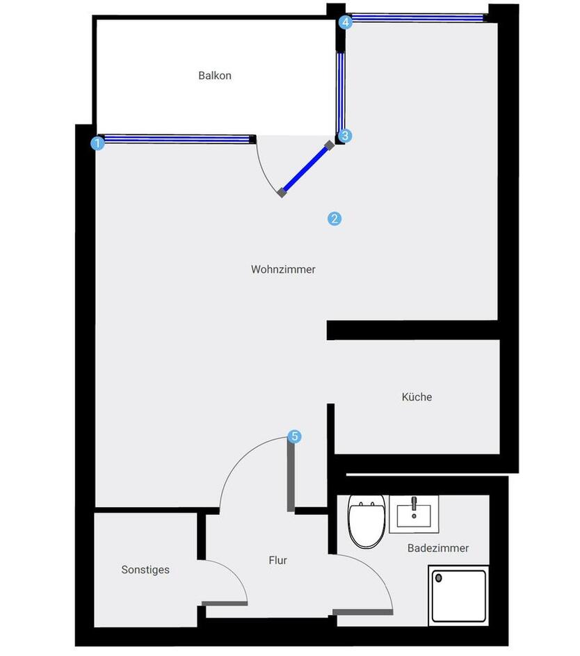 Traumwohnung für Singles und Pendler: Schönes Apartment in praktischer Lage zimmer