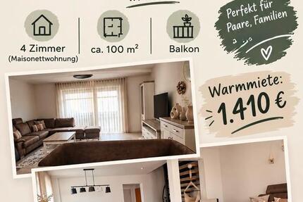 Wohnung Roth - 4 Zimmer, 100 m&sup2;, 1.410&euro; | Angebot:27611846