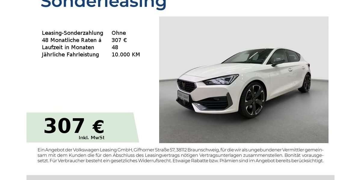Cupra Leon 48.500 km 25.980 &euro; Fürth 90763