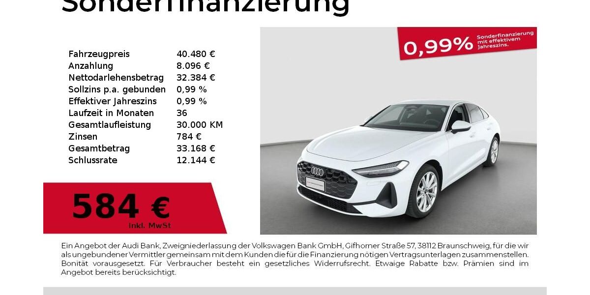 Audi A5 9.405 km 40.480 &euro; Nürnberg 90441