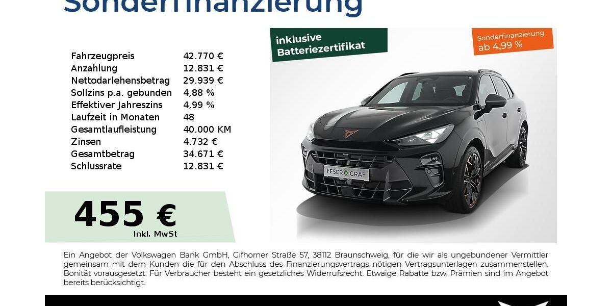 Cupra Terramar 4.750 km 41.940 &euro; Nürnberg 90441
