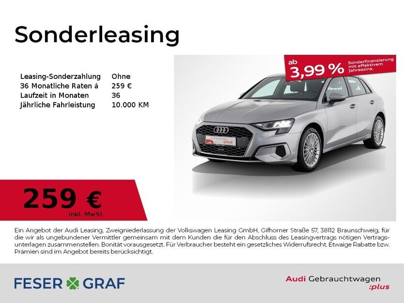 Audi A3 14.600 km 25.990 € Nürnberg 90441