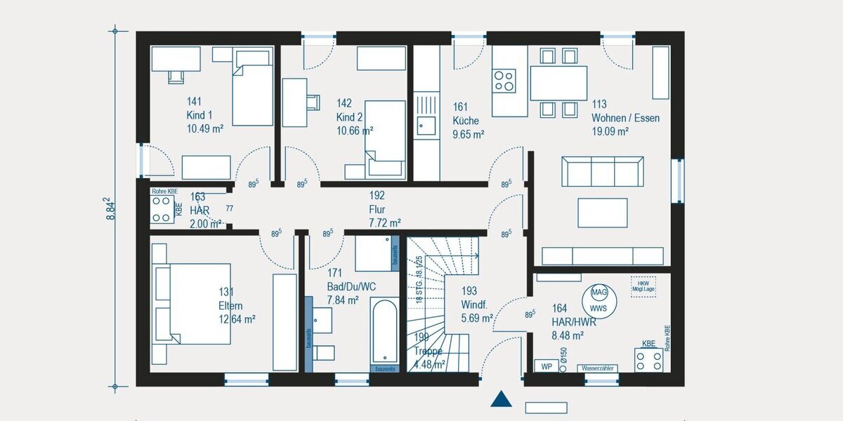 Individuell gestaltetes Mehrfamilienhaus in Nürnberg - Flexibilität trifft auf nachhaltige Qualität - Mehrfamilienhaus, Wohnhaus Nürnberg Thon | Angebot:27479276