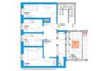 Etagenwohnung Erlangen Innenstadt - 2 Zimmer, 62 m&sup2;, 970&euro; | Angebot:26188537
