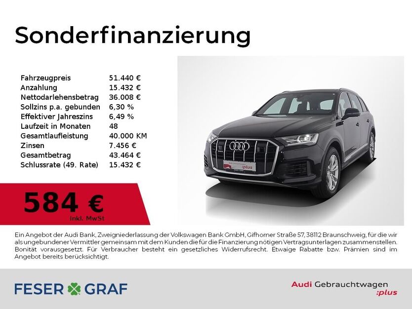 Audi Q7 69.900 km 51.440 € Nürnberg 90411