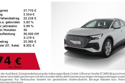 Audi Q4 e-tron 34.050 km 26.770 &euro; Nürnberg 90441